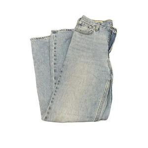 Levi's Premium Women's Blue Loose Straight Leg Denim Jean Size 25 W25 L30